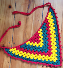 Load image into Gallery viewer, Red Yellow and Green Headscarf