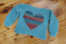 Load image into Gallery viewer, Textured Heart Sweater