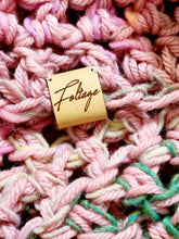 Load image into Gallery viewer, Pink and Green Wool Scarf
