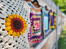 Load image into Gallery viewer, Sunflower Crochet Vest