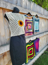 Load image into Gallery viewer, Sunflower Crochet Vest