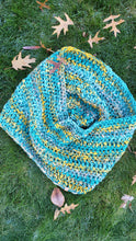 Load image into Gallery viewer, Blue and Yellow Chunky Scarf