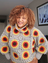 Load image into Gallery viewer, Sunflower Chunky Sweater