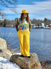 Load image into Gallery viewer, Silk and Hand Crochet Sweater Vest