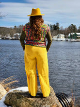 Load image into Gallery viewer, Silk and Hand Crochet Sweater Vest