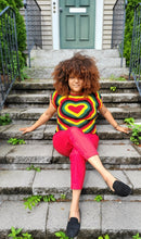 Load image into Gallery viewer, Groovy Crocheted Heart Vest
