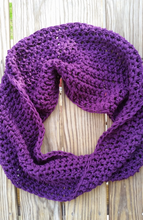 Load image into Gallery viewer, Purple Infinity Scarf

