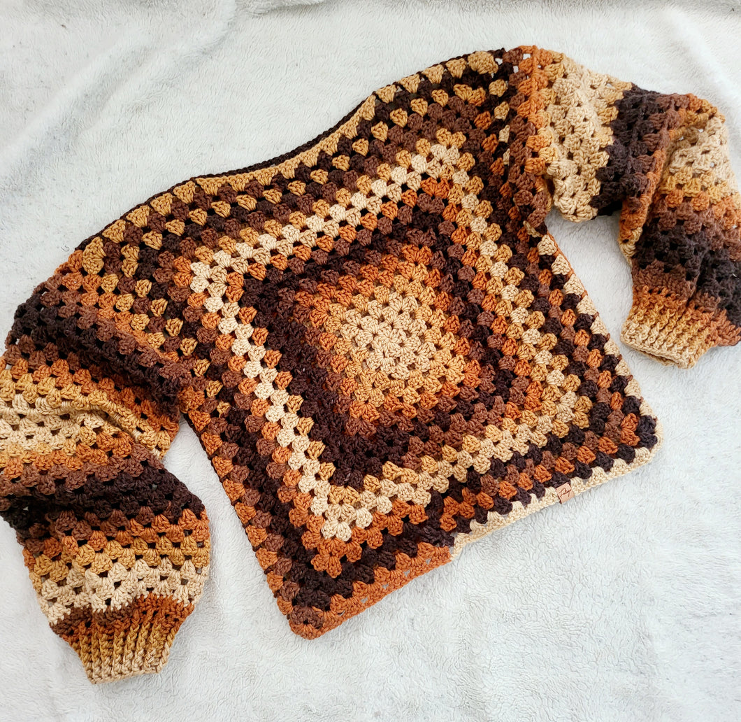 Fall Inspired Granny Sweater