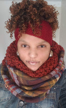 Load image into Gallery viewer, Autumn Glow Plaid Scarf
