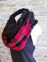 Load image into Gallery viewer, Buffalo Plaid Infinity Scarf
