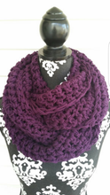 Load image into Gallery viewer, Purple Infinity Scarf
