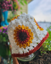 Load image into Gallery viewer, Crochet Sunflower Bucket Hat
