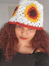 Load image into Gallery viewer, Crochet Sunflower Bucket Hat
