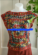 Load image into Gallery viewer, Sunflower Crochet Vest
